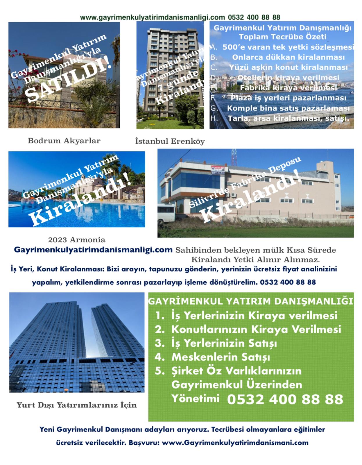 Tamamlanan Emlaklar.